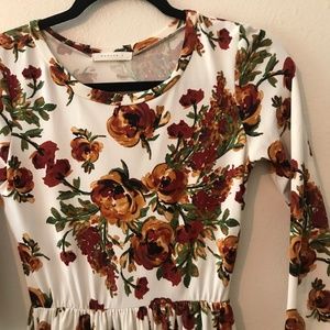 Midi floral dress